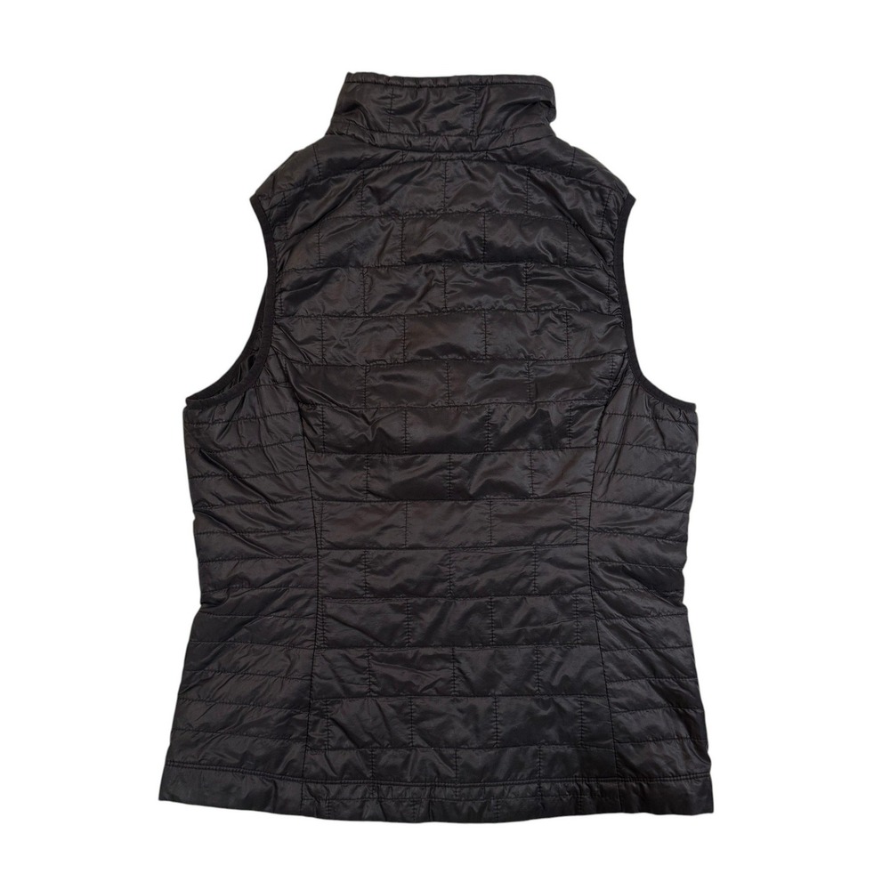 Patagonia Nano Puff Vest Womens Small Black Quilted PrimaLoft Full Zip 84247 - Picture 2 of 9